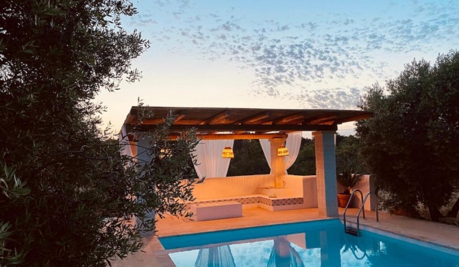 Traditional trullo with private pool near Ostuni
