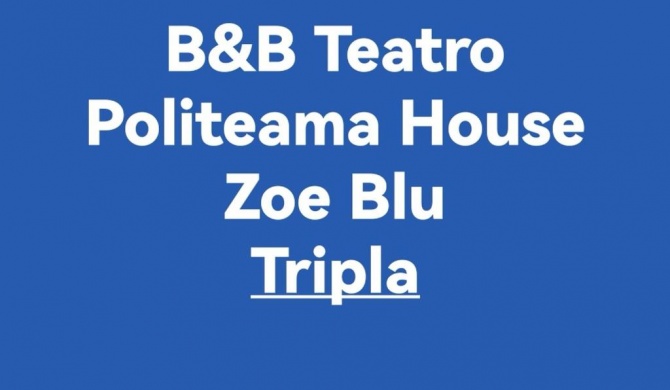 B&B Teatro Politeama House Zoe Blu