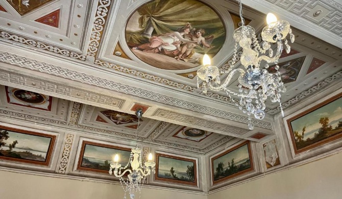 Frescoed Ceiling Historic Building